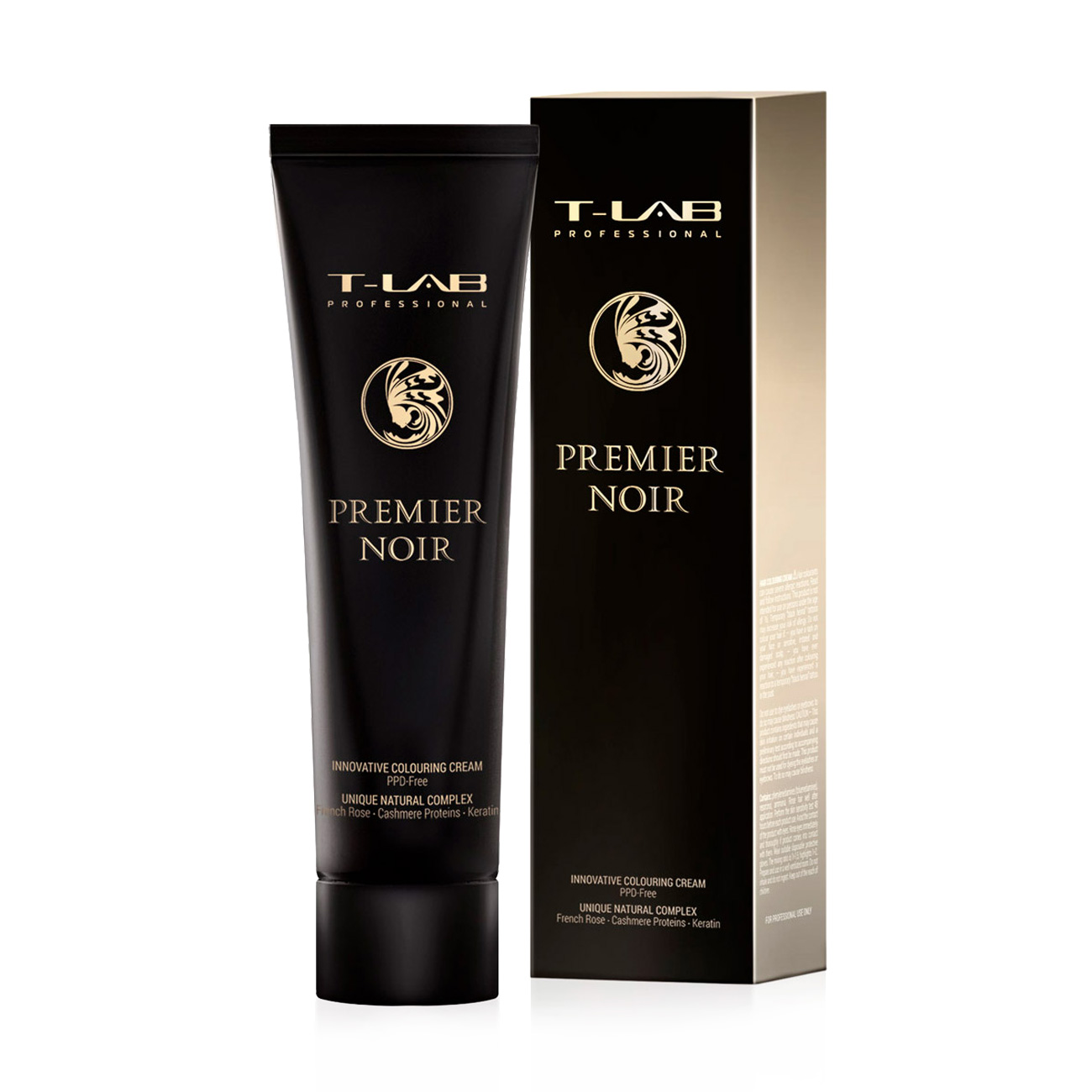 Уцінка! Крем-фарба T-LAB Professional Premier Noir Innovative Colouring Cream 1.0 Natural black, 100 мл